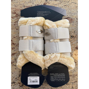 LeMieux Dressurgamaschen Brilliance Mash mit Fellrand