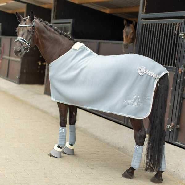Black Equestrian Show Blanket Fleece Sweat Blanket Collection