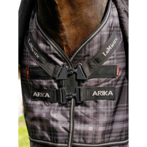 LeMieux Weidedecke Arika Heritage Check 100g mit abnehmbaren Halsteil