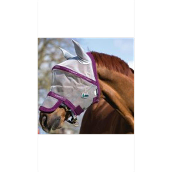 Horseware Rambo Fly Mask Plus with removable nose piece and eye protection 