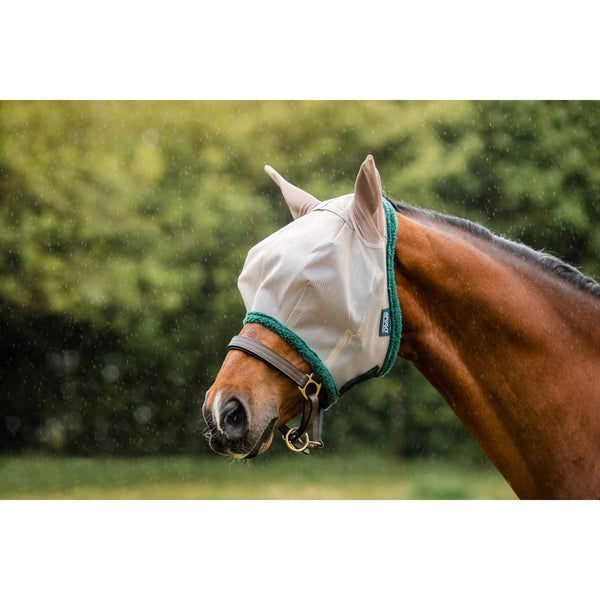 Horseware Amigo Mio fly mask reliably protects against flies and other insects 