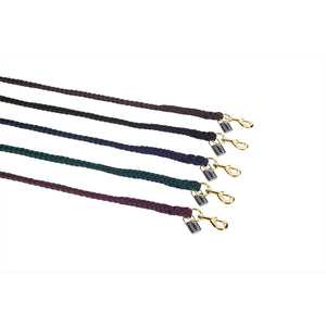 Eskadron Führstrick Karabiner - Nylon 2m in verschiedenen Farben mit goldenem Karabinerhaken aus der Basic Collection für Pferde.