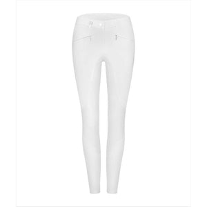 Cavallo Reithose Caja Grip Turnier Stretch Reithose weiß