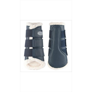Harrys Horse Flextrainer Gamaschen Basic Dressurgamaschen Paarweise Gamaschen Kunstfell #SALE