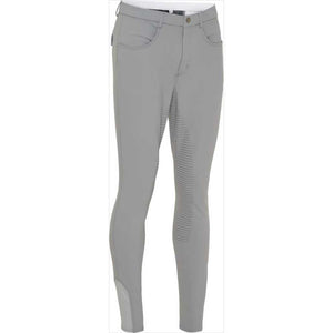 Catago Herrenreithose Vollbesatz Nero in Hellgrau mit Silikonbesatz, ideal als Reithose fürs ganze Jahr. Funktionale Herrenbekleidung für Reitsport.
