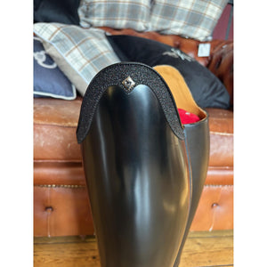 DeNiroBoots Reitstiefel Bellini Brushed Black Standardmaß Top Rondine Stardust