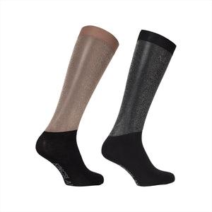 KINGSLAND Reitstrümpfe KLLea Glitter 2er-Pack