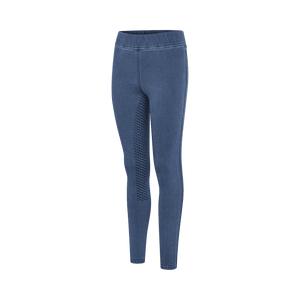 KLMila Denim-Reitleggings für Junioren, Full-Grip