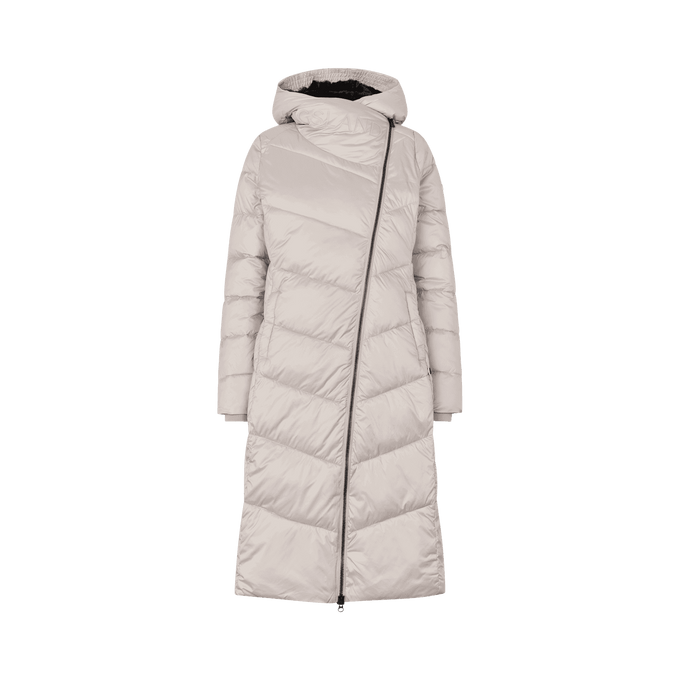 KLAdelaide Damen Reitmantel mit PrimaLoft ThermoPlume – Beige Dove / M