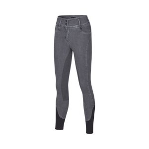 KLKayce Denim-Reithose für Damen mit Vollbesatz und H-Form
