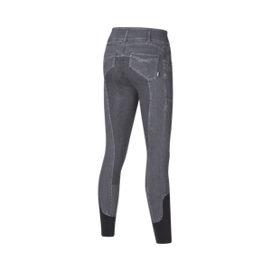 KLKayce Denim-Reithose für Damen mit Vollbesatz und H-Form