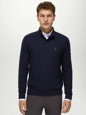 Tommy Hilfiger Scott Herren 1/4 Button Pullover