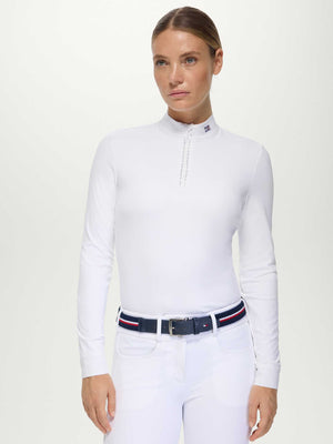Tommy Hilfiger Monica Damen Strass Turniershirt