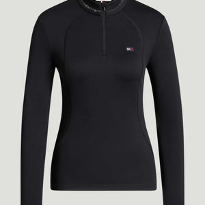 Tommy Hilfiger Cady Damen 1/4 Zip Strass Training Top