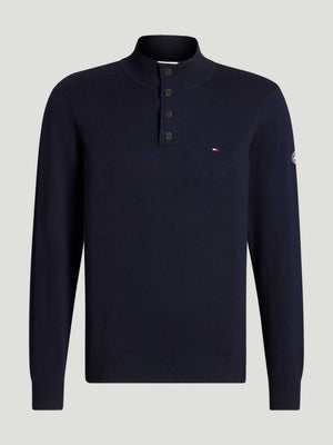 Tommy Hilfiger Scott Herren 1/4 Button Pullover