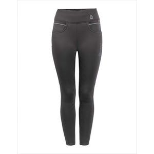 Cavallo Winterreitleggings CAVALLIZ Winter in Schwarz für Damen mit Full-Grip Silikonbesatz und Handytaschen, ideal für kalte Reittage.