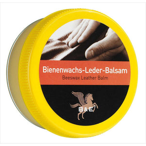 B&E Bienenwachs Lederbalsam - Lederpflege | 500 ml Dose mit gelbem Deckel für Glattleder. Ideal für weiche, geschmeidige und wasserdichte Pflege.