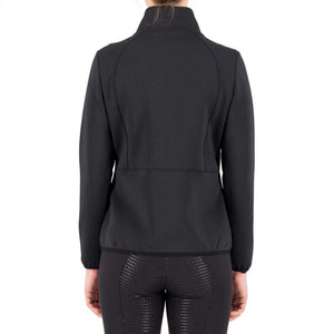 Rückansicht der Imperial Riding Sweatjacke - Damen Trainingsjacke mit figurbetontem Schnitt und elastischen Bündchen für optimalen Komfort.