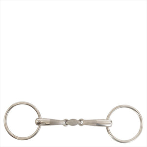 BR Satin Sense Wassertrense doppelt gebrochen aus hochwertigem Edelstahl mit ergonomischem Mundstück für optimalen Komfort bei Pferden.