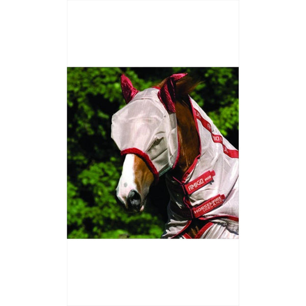 Horseware Amigo Mio fly mask reliably protects against flies and other insects 