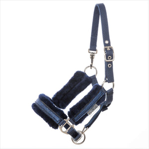 Kavalkade Fohlen Glitzerhalfter Foal Star mit Kunstfell bei shop.reitsport-loew.de