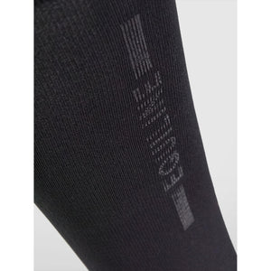 Detailansicht der Equiline Reitsocken Galz Winter 2025 / 2026 mit eingewebtem Logo, ideal für Reitsport und Winterbekleidung Damen.