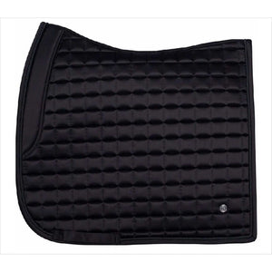 PS of Sweden Dressur Schabracke - Klassische Steppung in Schwarz mit anatomischem Design für optimalen Sitz und Komfort beim Reiten.