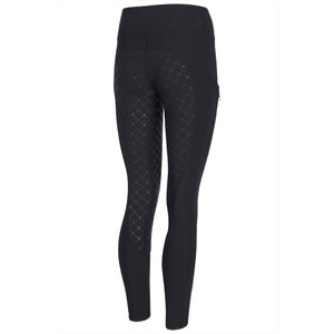 Eskadron Reitleggings Vollgrip in Schwarz mit rutschfestem Vollbesatz und sportlichem Design aus der Reflexx Kollektion für Damen.