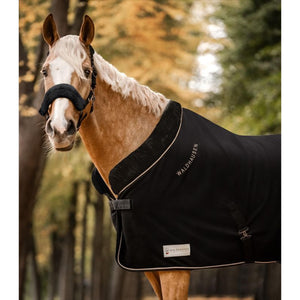 Waldhausen Fleecedecke modern rosé, schwarz/gold #SALE