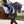 Schwarze Equestrian Schabracke mit Glitter-Rand Kollektion
