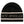 HV Polo Beanie Alice Winter - Bequem und Stylisch in Schwarz mit weißen Streifen und Strass-Logo, ideal für kalte Tage. Perfekt für Reiterinnen.