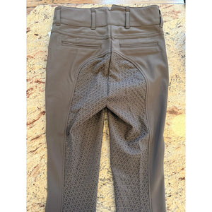 Rückansicht der Equiline Damenreithose Fullgrip mit durchgehendem Silikonbesatz für maximale Stabilität und figurbetonter Passform.