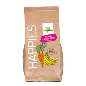 Bense & Eicke Happies Leckerlies Banane Wilde Möhre 1kg Banane-Karotte Pferdeleckerli