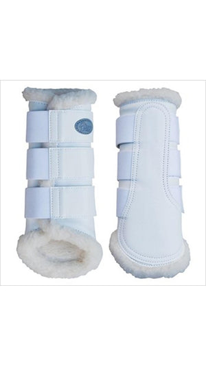 Harrys Horse Flextrainer Gamaschen Basic Dressurgamaschen Paarweise Gamaschen Kunstfell #SALE