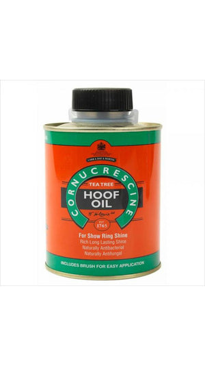 Carr&Day&Martin Huföl mit Teebaumöl in 500 ml Dose für Pferdepflege. Antibakteriell, langanhaltender Glanz, einfache Anwendung mit Pinsel.