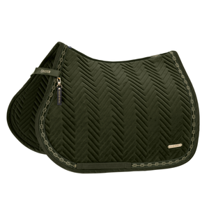 Eskadron Heritage Schabracke VELVET – deep moss – zusätzliche Ansicht