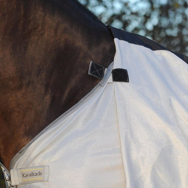 Kavalkade fly rug with removable neck section 