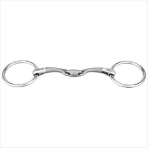 Sprenger SATINOX Unterlegtrense 12 mm doppelt gebrochen Edelstahl rostfrei, 115mm 4026211556