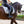 Schwarze Equestrian Schabracke mit Glitter-Rand #SALE
