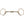 Harrys Horse Olivenkopftrense doppelt gebrochenen, Gold 13mm