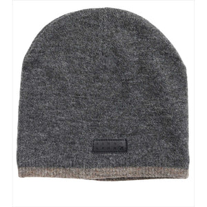 Kingsland Wollmütze Allyn in Dunkelgrau mit beigem Innenfutter, perfekt für kalte Tage. Hochwertige Reitermütze aus Wollmix kaufen.