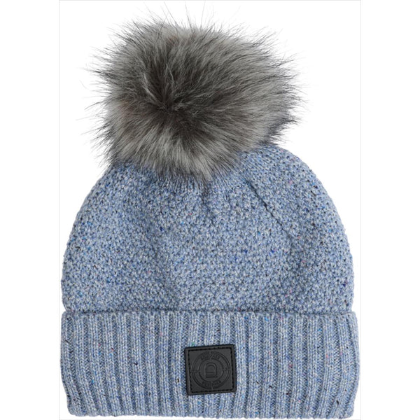 Equipage knitted hat Lira Glitter with removable bobble 