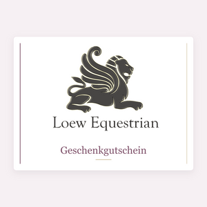 Loew Equestrian Geschenkgutschein mit dem originalen Löwenlogo