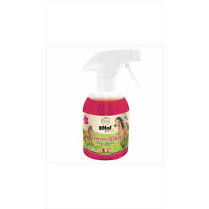 Effol Kids Sternen-Glanz Glitterspray für Pferde in 300ml pinker Sprühflasche. Ideal zur Pflege von Mähne, Schweif und Fell mit Himbeerduft.