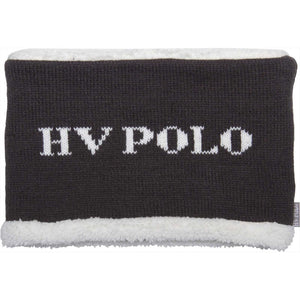 HV Polo Schal Kayville in Dunkelgrau mit weißem Teddyfleece-Innenfutter. Warmer Loop Schal für Damen aus der HV Polo Winterkollektion.