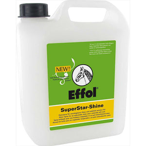 Effol SuperStar-Shine Kanister 3 Liter für Mähne, Schweif und Fell. Glanzspray mit Knotenlöser und Volumen-Effekt für Tierpflege.