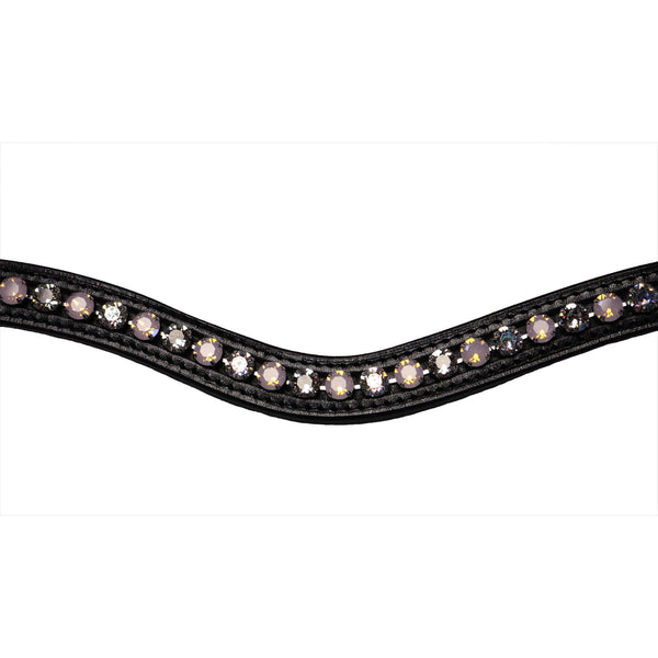 Otto Schumacher Browband Tiffany Mixed Rosewater Opal, Crystal, Patina White 
