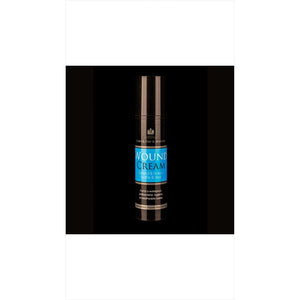 Carr&Day&Martin Wund Cream 180g antibakterielle Wundheilungscreme in schwarzer Flasche mit blauem Etikett für Pferdepflege im Stallapothekenbereich.