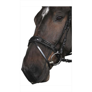 Horseguard Headshaker Fliegenschutz Netz für Pferde mit Zaumzeug, schützt effektiv vor Insekten im Maulbereich. Ideal für Reiter im Sommer.