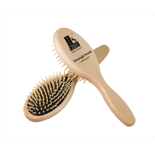 William Leistner Detangle Brush Wood with Wooden Pins 